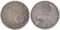 Großbritannien - Indien 1 Rupie Queen Victoria Gegenstempel PM von Mosambik -