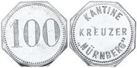 Deutschland 100 Pfennig Kreuzer Nürnberg 100 Pfennig Schiffsgeld für die Kantine -