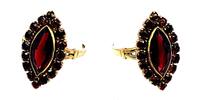 333 Gold Ring mit Granat Stein, 3g, Ringgröße 55 -