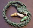 BRD Uniformteil Schützenschnur frühe Schützenvereine mit 3 Eicheln -