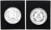 DDR 1 Pfennig Aluminium -