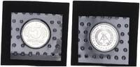 DDR 5 Pfennig Aluminium in original Folie der Staatsbank -