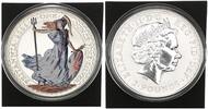 GB - Great Britain - England 2 Pounds - 1 oz Großbritannien - England 2 Pfund Britannia - 1 Unze Feinsilber -