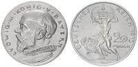 Deutsches Kaiserreich - Bayern 20 Mark Probeprägung Ludwig III. Kupfer, versilbert -