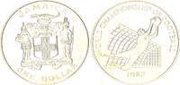 Jamaica 1 Dollar Karibik - Jamaica $ 1 (one) Dollar 1982 - zur Fußball WM -