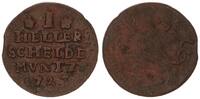 Hessen Kassel 1 Heller Karl (1670–1730) -