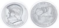 Russland Medaille Gagarin Juri Gagarin Medaille aus Alu - First Man In Space - Vostok 1961 FIRST MAN IN SP -