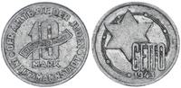 Deutschland / Polen / Getto Litzmannstadt 10 Mark (mit Echtheitszertifikat und Fachbuch ) Aluminium -