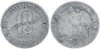 Deutschland / Polen / Getto Litzmannstadt 10 Mark (mit Echtheitszertifikat und Fachbuch ) Aluminium -