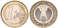 Deutschland 1 Euro Fehlprägung / Materialvariante : unmagnetisch -