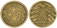 Deutschland - Weimarer Republik 10 Pfennig Fehlprägung Stempelbruch am Münzzeichen -