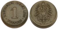 Kaiserreich 1 Pfennig Fehlprägung 10% dezentriert -