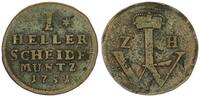 Hessen Kassel Heller Wilhelm VIII. (1751-1760) -