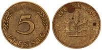 Deutschland 5 Pfennig Fehlprägung : ohne Jahreszahl -