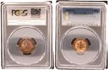 Deutschland 2 Pfennig Kursmünze PCGS zertifiziert -