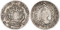 Österreich 20 Kreuzer Kaiser Franz I. 1745-1765 -