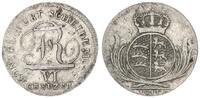Württemberg 6 Kreuzer König Friedrich (1806-1816) -