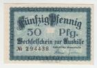 Deutschland 50 Pfennig-Schein Lübeck -