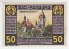 50 Pfennig-Schein 1921 Deutschland / Bad Rehburg Deutschland / Bad Rehburg,  50 Pfennig-Schein, 1921 kassenfrisch