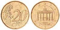 Deutschland / Bundesrepublik 20 Cent Fehlprägung : Randkerben schwach geprägt -