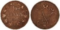 Finnland / Russland 10 Penniä Kupfer * -