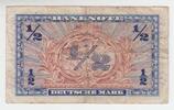 Deutschland 1/2 Mark-Schein Deutschland, 1/2 Mark-Schein, 1948/49 -