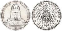 Kaiserreich-Sachsen 3 Mark Völkerschlachtdenkmal -