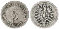 Deutschland / Kaiserreich 5 Pfennig Variante 6 in Jahr gefüllt -