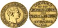 Kaiserreich Medaille Medaille grosses Kaisermanöver d. IV. 8. XI. Armee-Corps in Thüringen von 10.-20 -