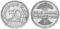 Deutschland / Weimar / Inflationszeit 50 Pfennig J.301 Seltenes Jahr/ Mzz. -