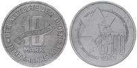 Deutschland / Polen / Getto Litzmannstadt 10 Mark (mit Echtheitszertifikat und Fachbuch ) Aluminium -