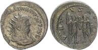 Antike / Römische Kaiserzeit/Valerianus Silber-Antoninian, Valerianus Silber-Antoninian beide Kaiser gegenüberstehend -