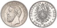 Deutschland / Kaiserreich / Baden 2 Mark Friedrich I. -
