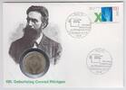 Deutschland / Berlin Numisbrief mit 5 Mark-Gedenkmünze Deutschland / Hannover, Numisbrief mit 5 Mark-Gedenkmünze, 1995 -