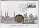 Deutschland, Rostock-Warnemünde Numisbrief mit 5 Mark DDR-Münze Deutschland, Rostock-Warnemünde, Numisbrief mit 5 Mark DDR-Münze -