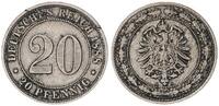 Kaiserreich 20 Pfennig Kursmünze J.6 * -