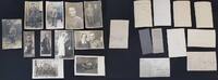 3.Reich Lot Fotos/Postkarten Familien/Soldaten Porträts -