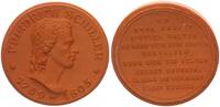 Porzellan Medaille Friedrich Schiller -