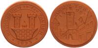 Weimarer Republik Porzellan Medaille Rothenburg ob der Tauber -
