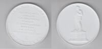 Deutschland Porzellan Medaille Porzellanmedaille, Meissner Porzellan -