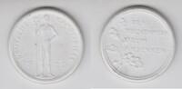 Deutschland Porzellan Medaille Porzellanmedaille, Porzellan -