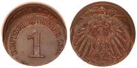 Kaiserreich 1 Pfennig Fehlprägung, Doppelschlag, 2x geprägt -