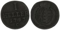 Sachsen 1 Heller -