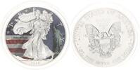USA 1 Dollar American Eagle - Liberty Statue of Liberty coloriert -