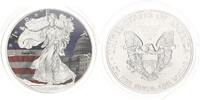 USA 1 Dollar American Eagle - Liberty Capitol Hill coloriert -