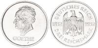 Deutschland - Weimarer Republik 3 Mark 1932 A Goethe J.350 fast Stempelglanz