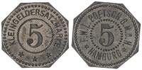 Hamburg 5 Pfennig Probe !, FWL Poetsch -
