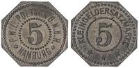 Hamburg 5 Pfennig Probe !, FWL Poetsch -