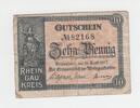 Deutschland / Rheingaukreis 10 Pfennig-Gutschein Deutschland / Rheingaukreis, 10 Pfennig-Gutschein, 1917 -