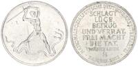3. Reich Medaille NSDAP Alu Propaganda Medaille wählt Liste 8 -